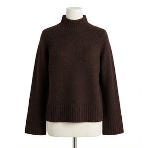 NEW Z SUPPLY emerge funnel neck sweater in chocolate cherry